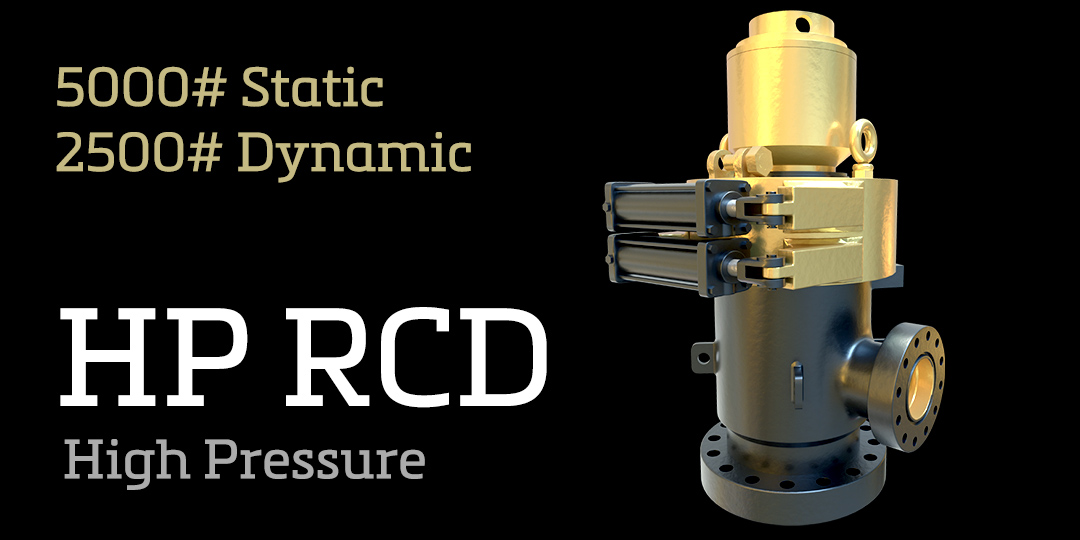 X-Energy's high pressure rotating control device handles pressures of 5000 static and 2500 dynamic.